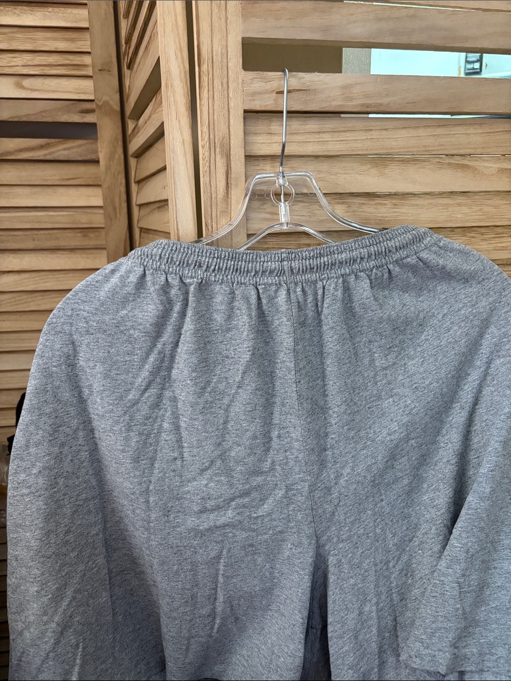 Hanes Light Gray Lounge Shorts XL